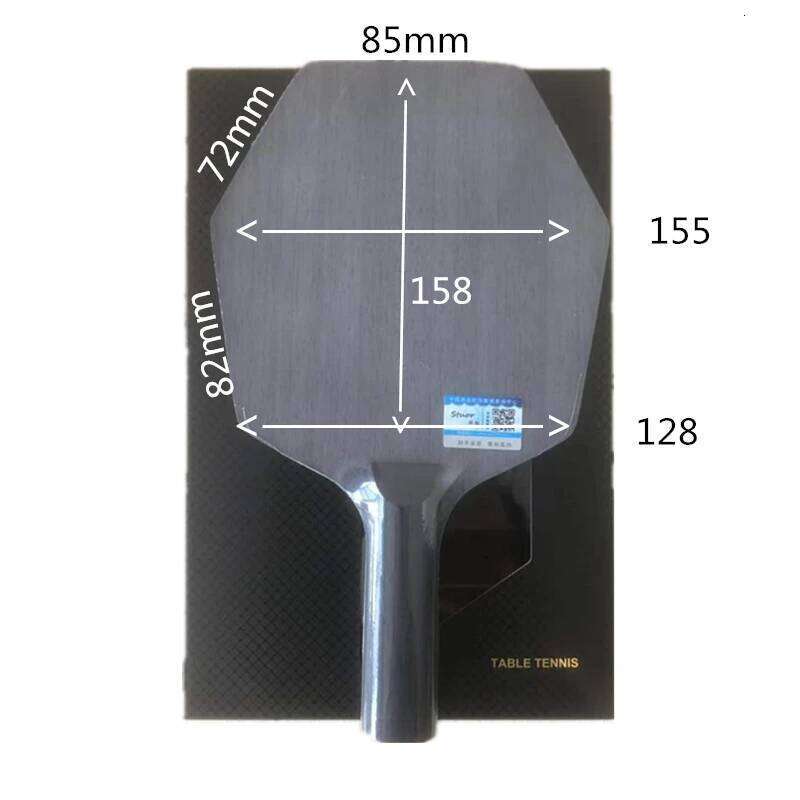 Stuor Sports New Arrive Table Tennis Racket Hexagonal Blades Black Carbon Fiber Built-in Professional Ping Pong Paddle