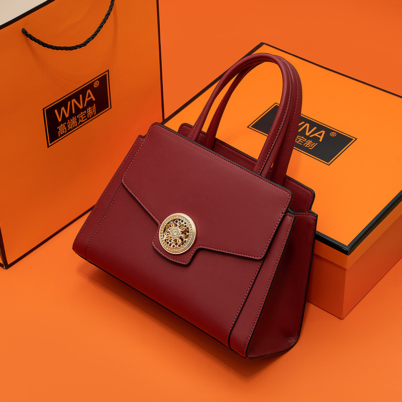 Free shipping Red Mom Bag 2025 Spring Summer New Elegant Middle-aged Luxury Designer bags Women's Handbag Gift Large Capacity Wedding Bag