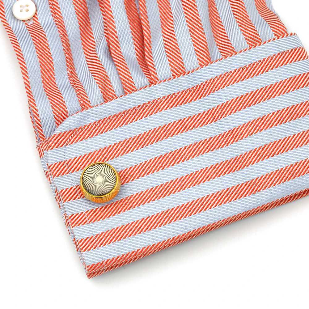 Cufflinks Golden 2022 TOMYE XK22S069 Personalized Round Formal Business Casual Men Button Shirt Cuff Links Wedding Gifts Jewelry W250606