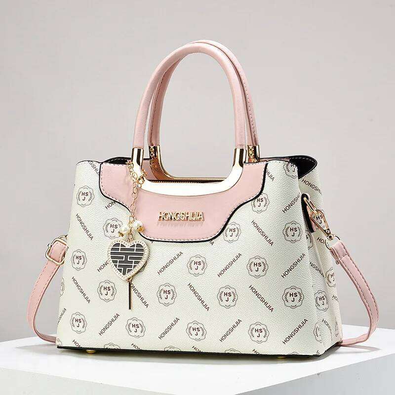 Elegant And Atmospheric Handbag Fashionable Large-Capacity Simple Messenger Commuter Women's Bag