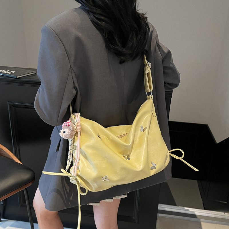 designer Casual Soft Large Capacity Underarm Bag for Women 2025 New High-end Fashion Commuter Shoulder Crossbody Tote Bag