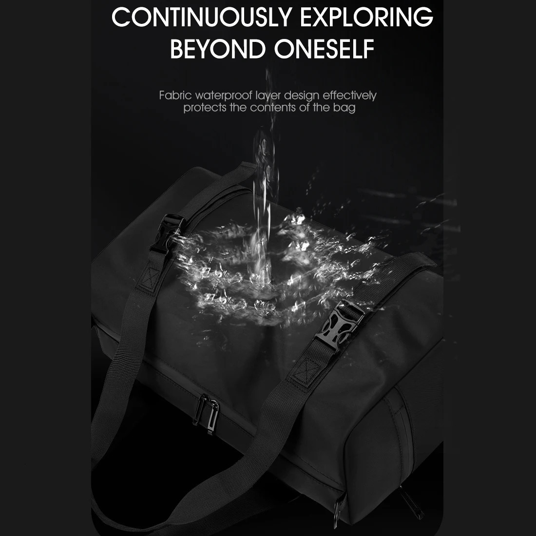 1 male and female sports bag independent shoe storage fitness travel bag large capacity dry and wet separation swimming bag 250605