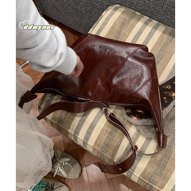 Niche Underarm for Women 2024 New Large Capacity Dumpling Simple Versatile Shoulder Crossbody Bag ddmynov