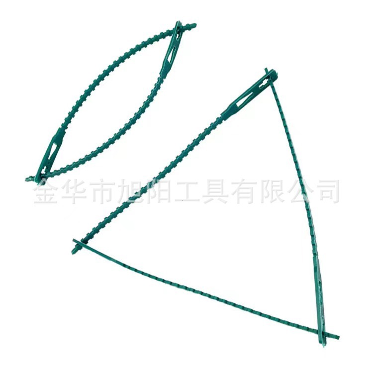 Fishbone PP Plastic Binding Vine Climbing Seedling Plant Wire Fixing Green Tie