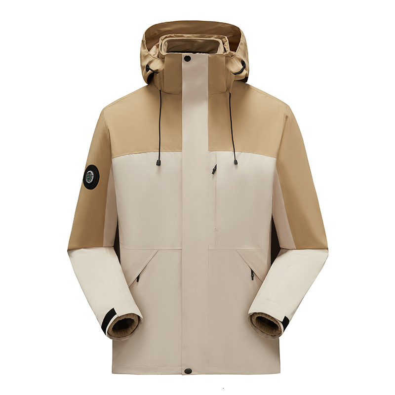 Ddmyoutdoor Outdoor In Stormtrooper Jacket Autumn Winter New Couple Style Detachable Color Blocked Warm Thick Two Piece Set Versatile Jackets