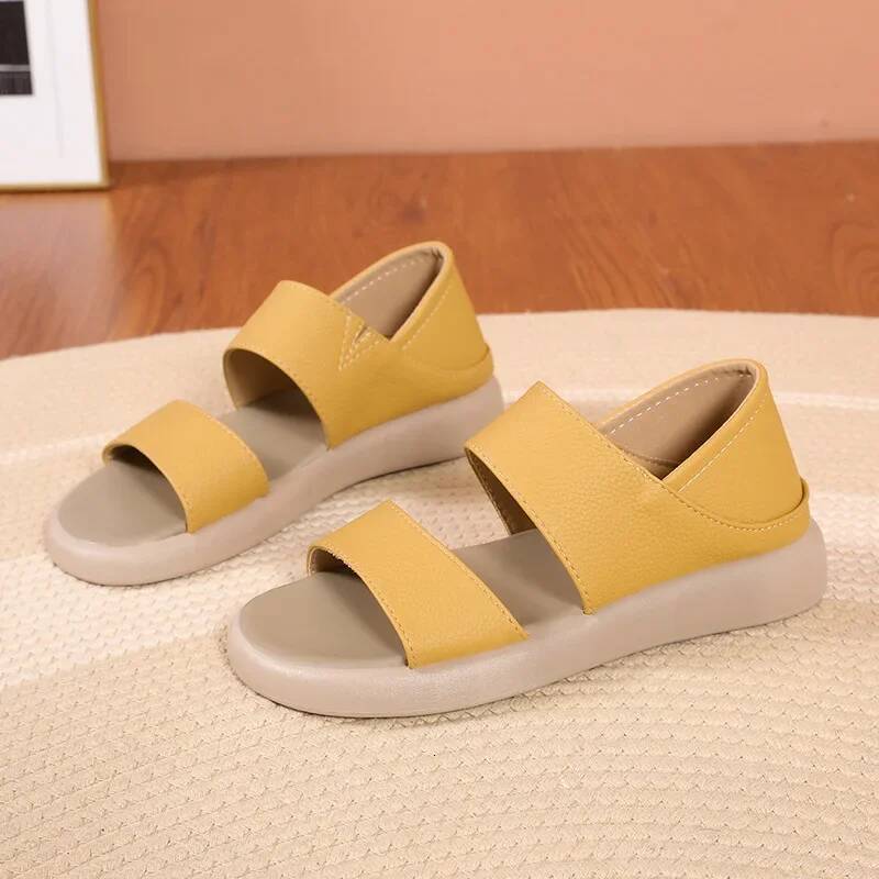 Ddmyoutdoor Summer New Fairy Style Soft Sole For Women Wearing Two Bags And Roman Beach Sandals Outdoor Shoes