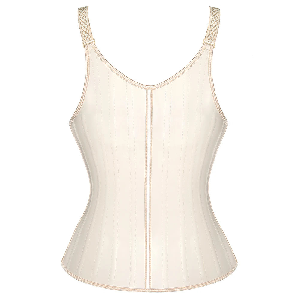 25 Steel Bones Latex Waist Trainer Vest Fajas Belt Shaper Cincher Underbust Corset Korset 250605