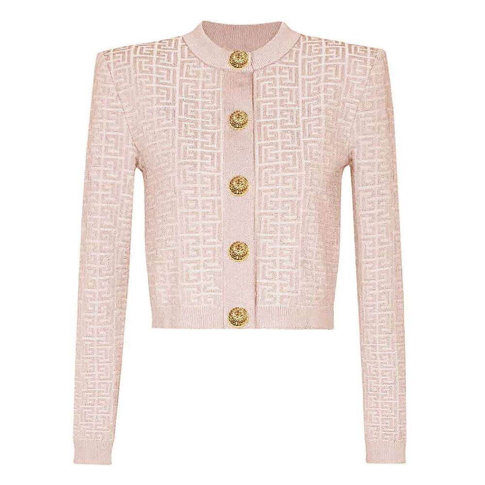 ZJYT Spring New Long Sleeve Single Breasted Cardigan Sweaters for Women Elegant Vintage Halter Neck Knitted Crop Tops Blue Black