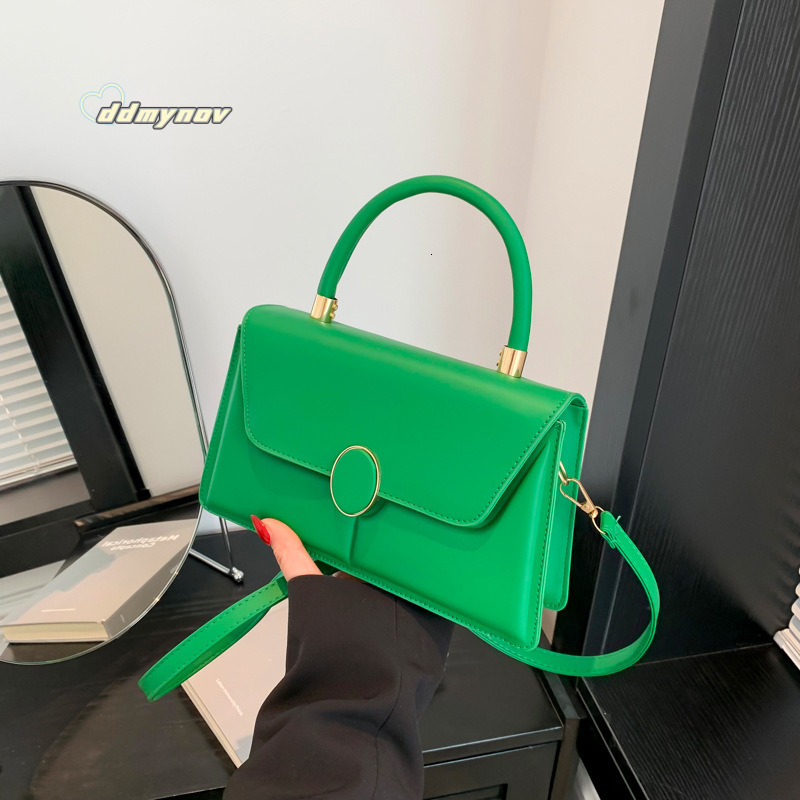 Fashion Commuter Texture Small Square 2024 New Casual Simple Shoulder Crossbody Bag Stylish Personality Handbag for Women ddmynov