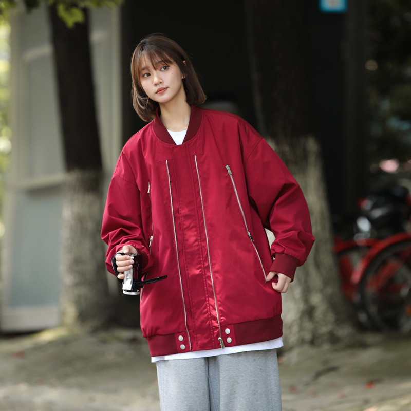 Ddmyoutdoor American Trendy Brand Top Spring Loose Casual Sports Men S And Women S Baseball Jacket Coat Jogging Suit