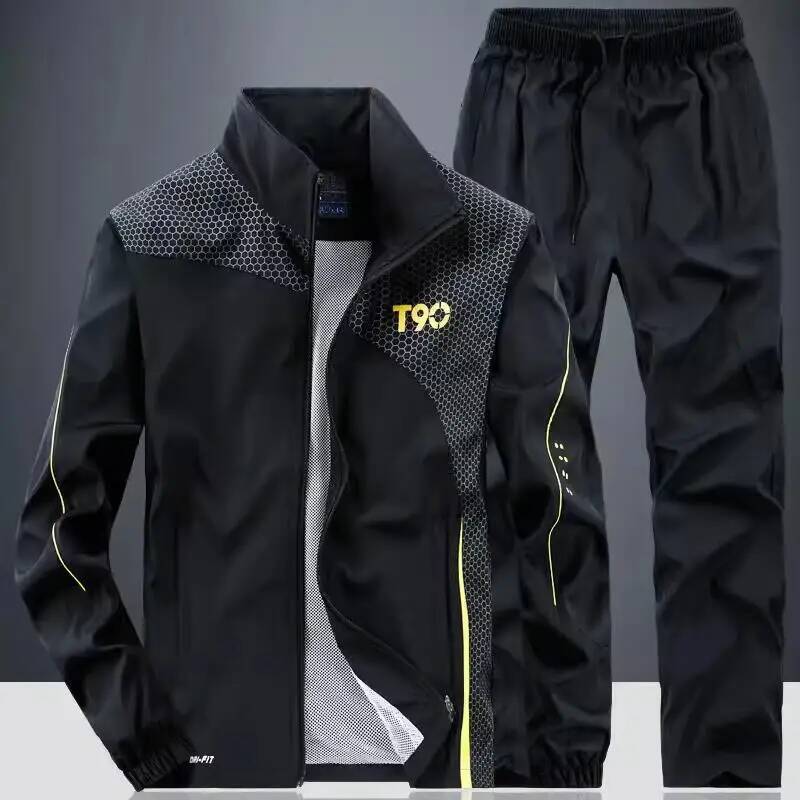 Ddmyoutdoor Breathable Pieces Running Sets Sportswear Men S Jogging Sport Homme Jacket Pants Sweatsuit Plus Size Workout Clothes Jogging Suit