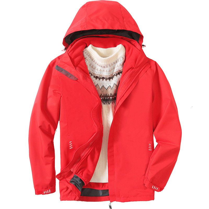 Ddmyoutdoor Autumn Winter Rush Coat Print Men Women S Couple Three In One Warm And Cold Resistant Clothing Jackets