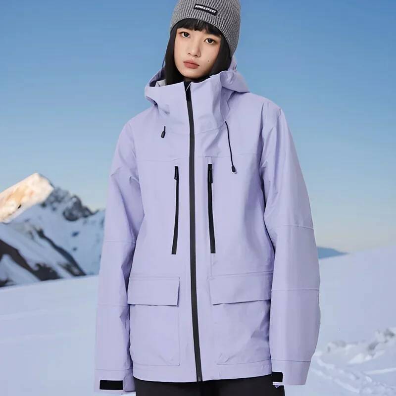 Ddmyoutdoor Outdoor Winter Skiing Jacket Man Snowfield Sport Tops Couple Ski Cold Coat Pro Warm Waterproof Woman Snow Tracksuit Clothes Jogging Suit