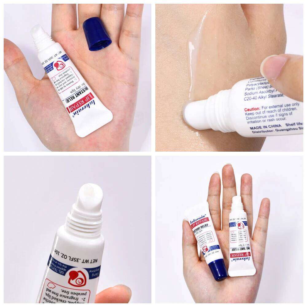 2pcs/Lot Moisturizing Repair Gel Instant Relief For Dry Liquid Balm Paraben Free Lip Care Product Reduce Lips Line free shipping