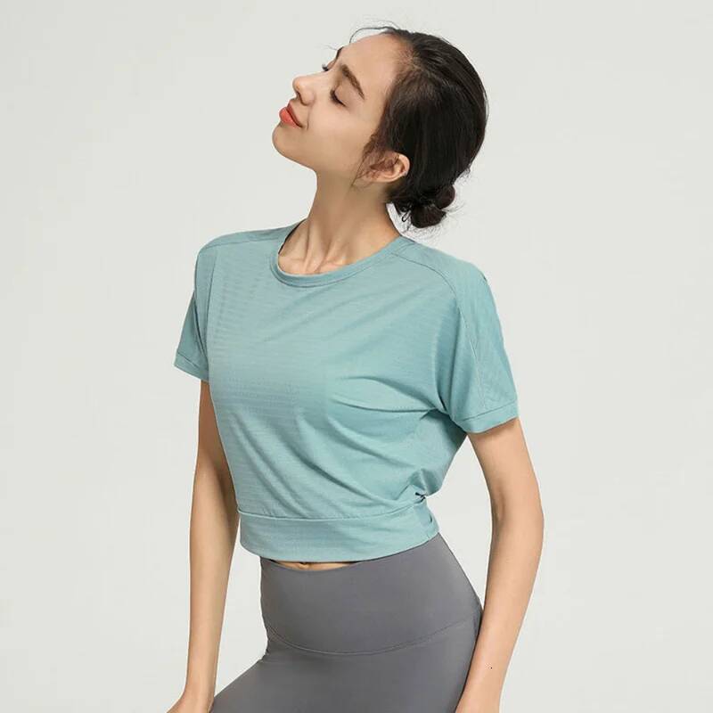 Women's Yoga Shirt Backless Sexy Crop Top Gym Fiess Sportswear Running Workout T-shirt Sports Loose Tank Tops Jogger Vest