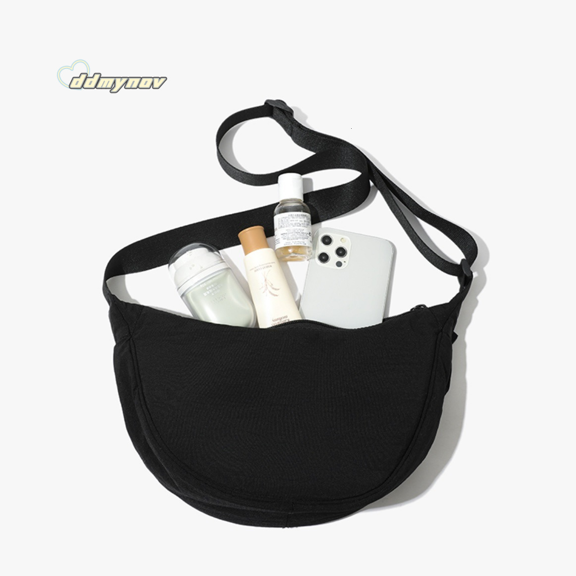 U Home Same Style 2023 Summer Crossbody for Women Trendy Dumpling Nylon Lightweight Small Versatile Single Shoulder Bag ddmynov