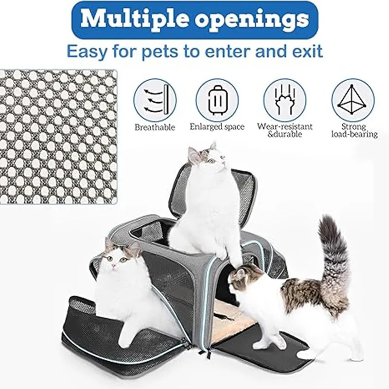 Pet s Backpack Portable Breathable Foldable Cat Bag Transport for Cats Dog Bags Outdoor Travel Pets Transport Bag 250603