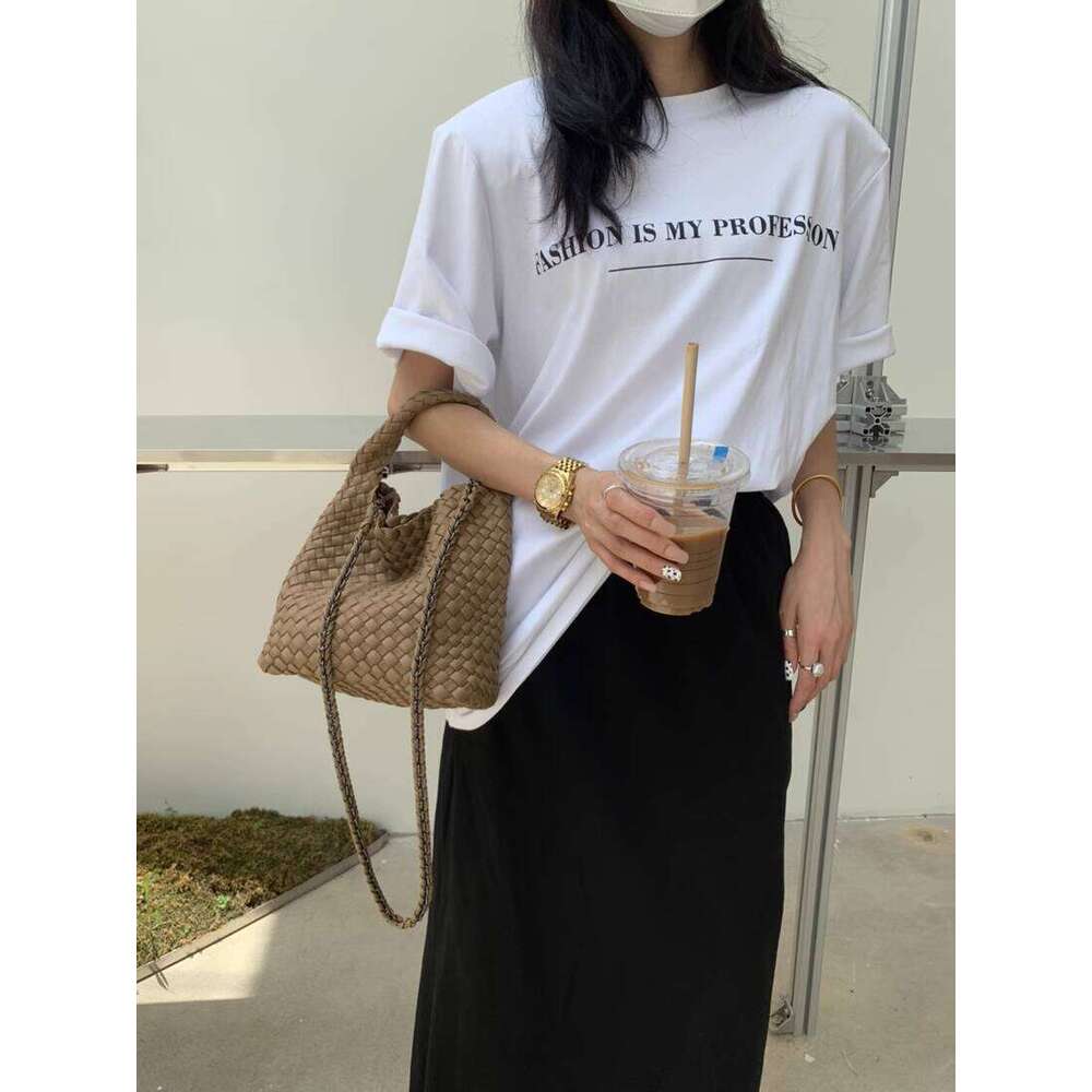 COSY Nylon Handwoven Large Capacity Tote for Women New Handbag Chain Crossbody Bag