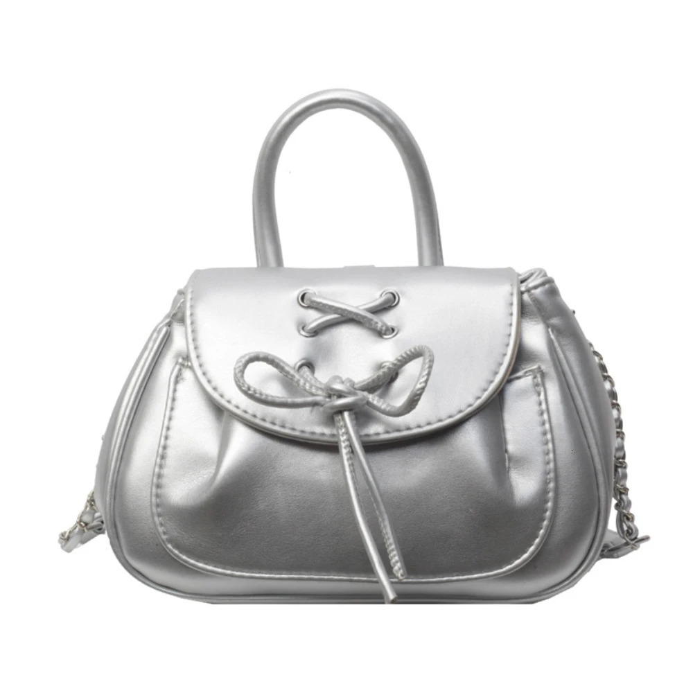 Korean Style Drawstring Lace-Up Backpacks for Ladies Womens Chic Solid Color All-Matched Backpack Hand-Held Versatile Packs 250605