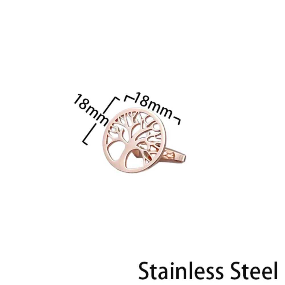 Mens Cufflinks Luxury Round Tree of Life Cuff Links Shirt Cufflinks for Men Fashion Stainless Steel High Quality Birthday Gifts W250606