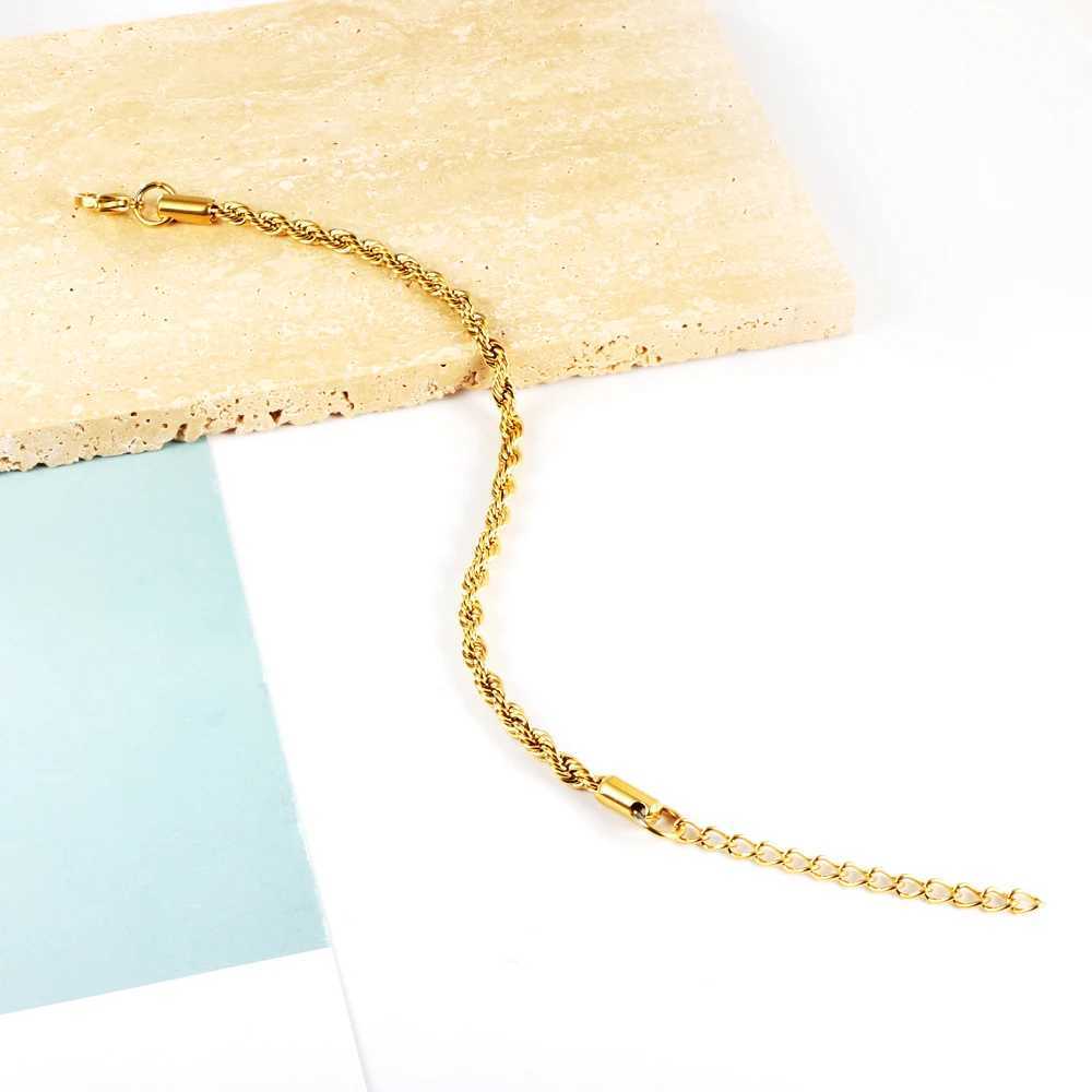 LUXUSTEEL Colorful Punk Mens Bracelet Width 2-10mm Golden Stainless Steel Cuban Chain Bracelet Charm Jewelry Gift for Females W250606