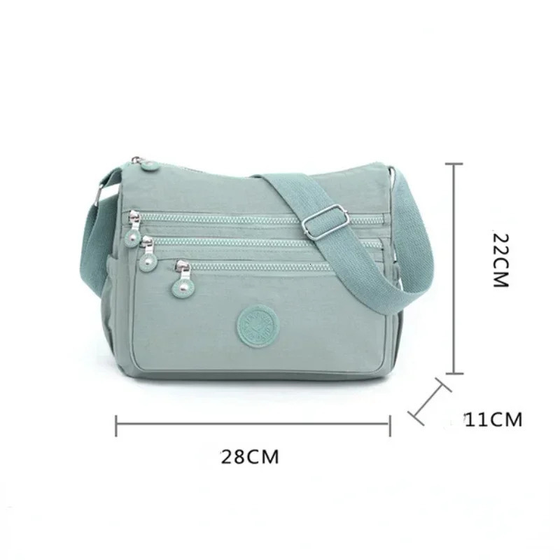 Womens Messenger Large Capacity Shoulder Bag Polyester Fashion Cosmetic Bag Simple and Versatile Handbag Crossbody Bag Purses 250605