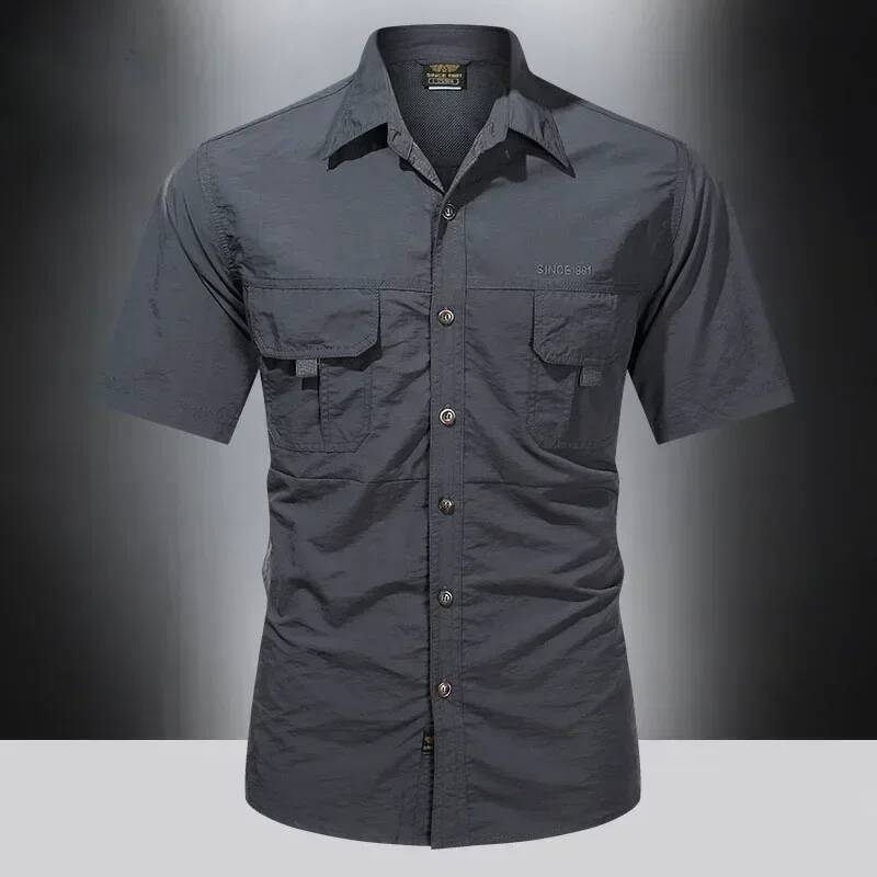 Ddmyoutdoor Summer Hiking T Shirts Short Sleeve Combat Tactical Shirt Quick Dry Camping Fishing Shirts Male Hunting Climbing Outfit Jogging Suit