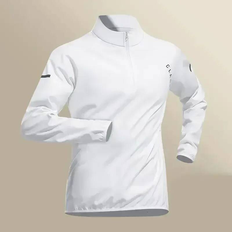 Ddmyoutdoor Men Sets Outdoor Quick Dry Jacket Suit Piece Sports Jogging Workout Gym Sportswear Ice Silk Tracksuit Jogging Suit
