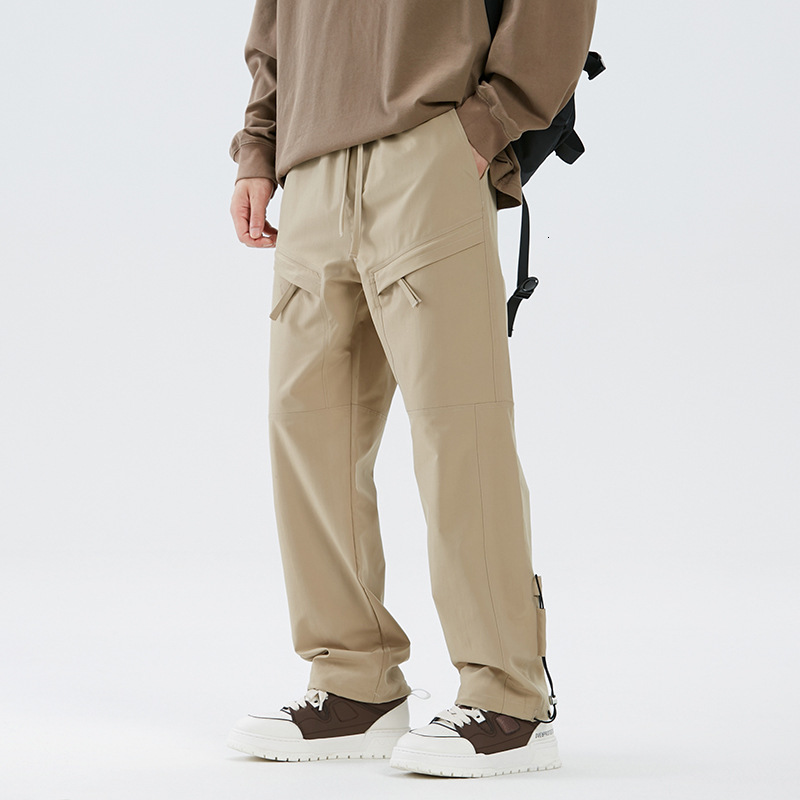 Ddmyoutdoor Outdoor Hiking Soft Shell Waterproof Assault Men S Loose Casual Sports Running Large Pocket Multi Bag Pants Jackets