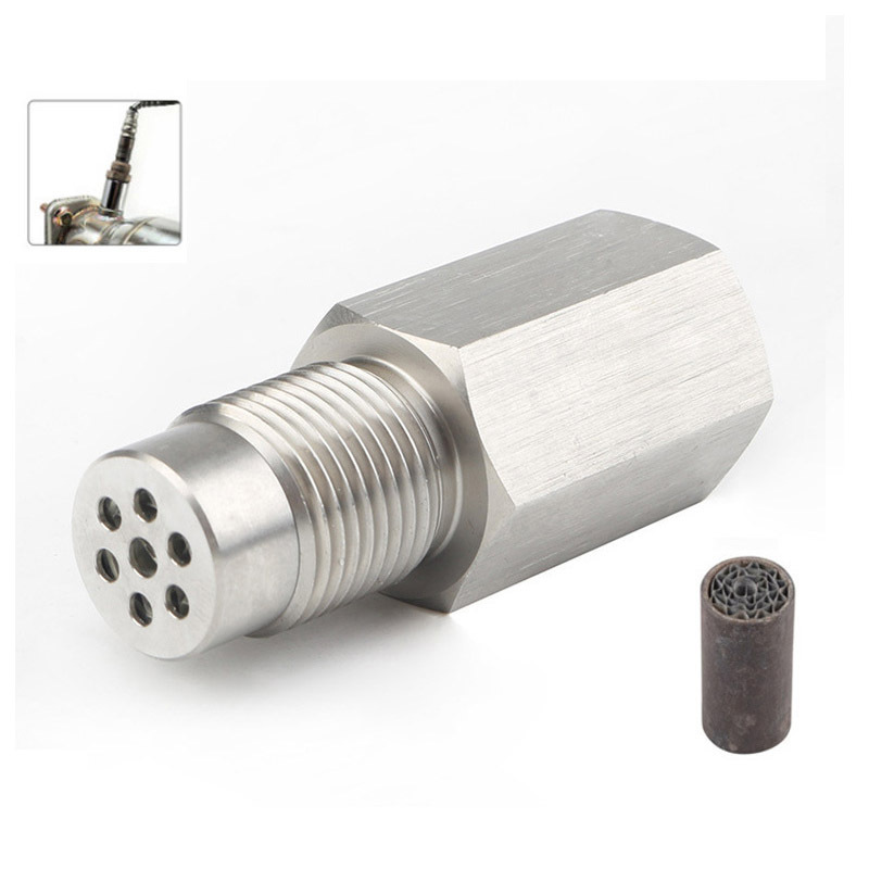 Car Check Engine Light Fix Mesh Oxygen O2 Sensor Spacer Utor28 Adapter Mini Catalytic Converter
