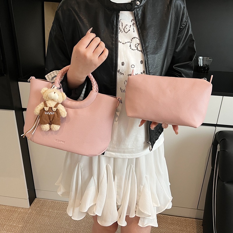 designer Fashion Handbag for Women 2025 New Style Lychee Texture Stylish Shoulder Bag Versatile Mother-Daughter Crossbody Bag