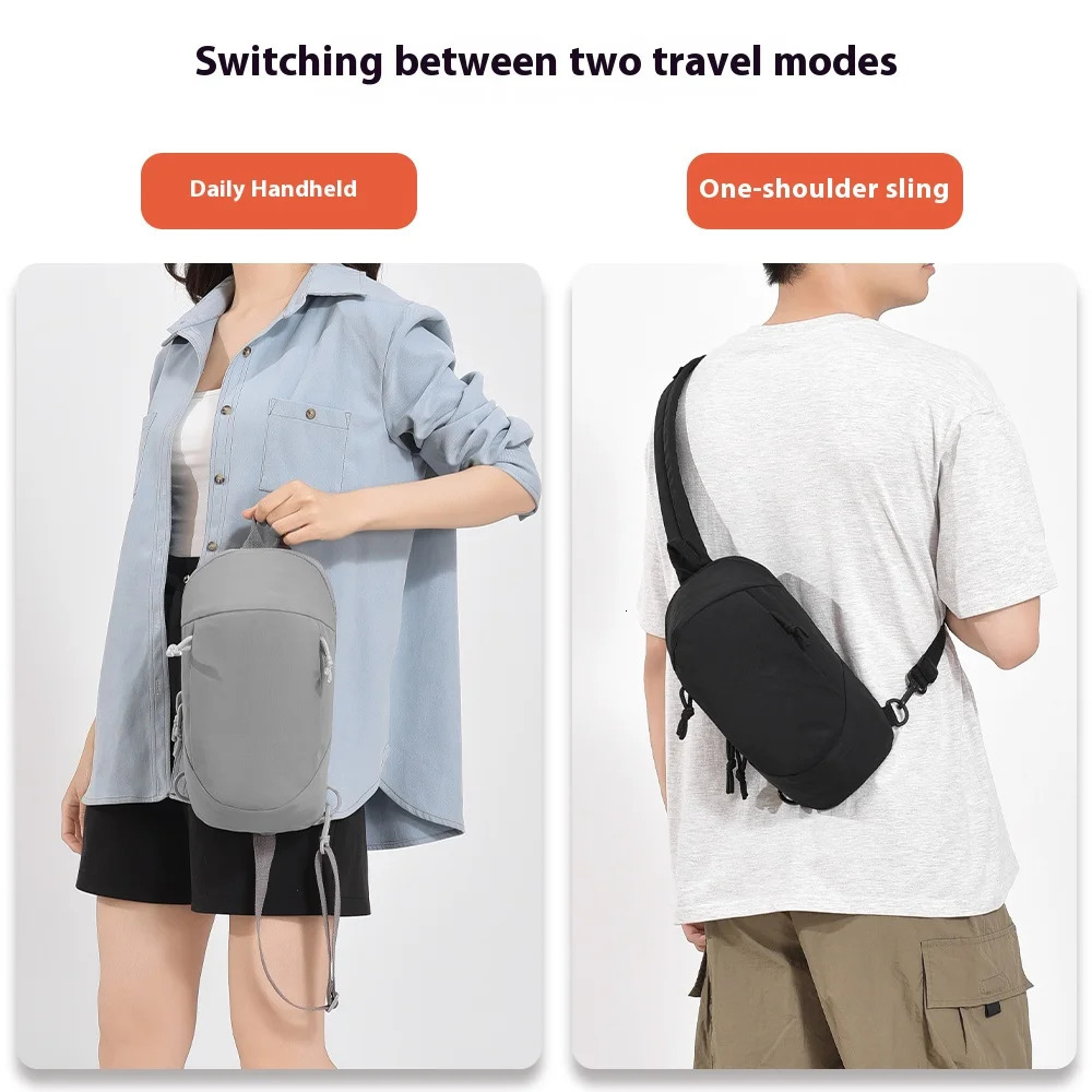 Men And Women Waist Packs Lightweight Stylish Crossbody Bag Daily Commute Chest Travel Casual Messenger Bag 250605