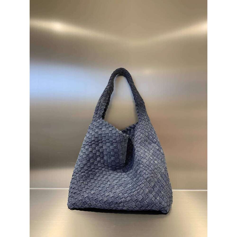 New Denim Tote for Women Large Capacity High end Handwoven Bag Niche Design
