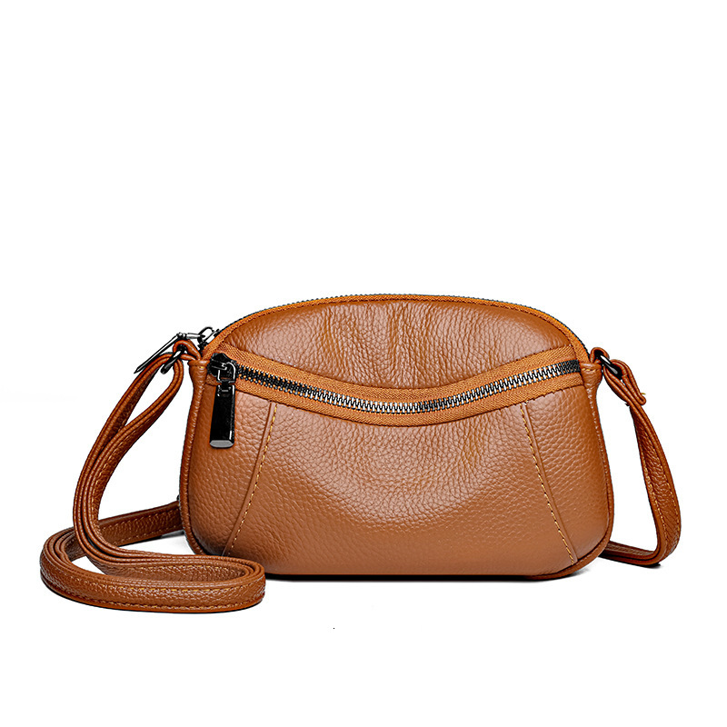 Top Brand High Quality New Style Top Layer Cowhide Women's Bag High-end New Crossbody Bag Versatile Fashion Simple Shoulder Bag Bags New Free Del