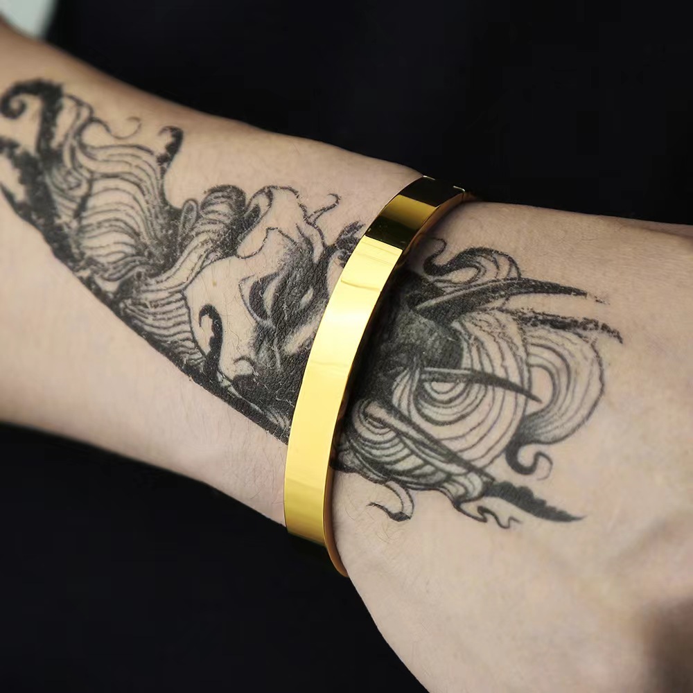 2024year6mmHighQuality Fashion bangle bracelet stainless steel Bracelets Famous Luxury Designers Brand Jewelry for women Couple
