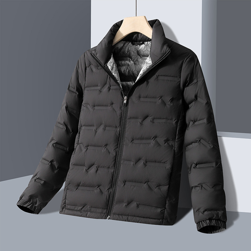 Ddmyoutdoor Winter For Couples Stand Up Collar Solid Color White Duck Down Lightweight New Jacket Warm And Versatile Casual Jacket Jackets