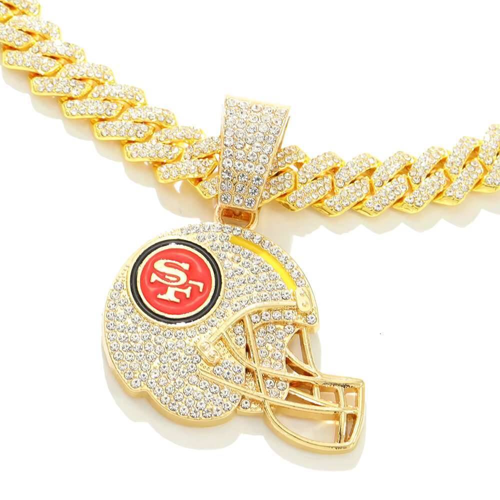 Custom Champion Pendant Sports Teams Football Field Hockey Rugby Cap Vintage Necklace Hip Hop Necklace Customize
