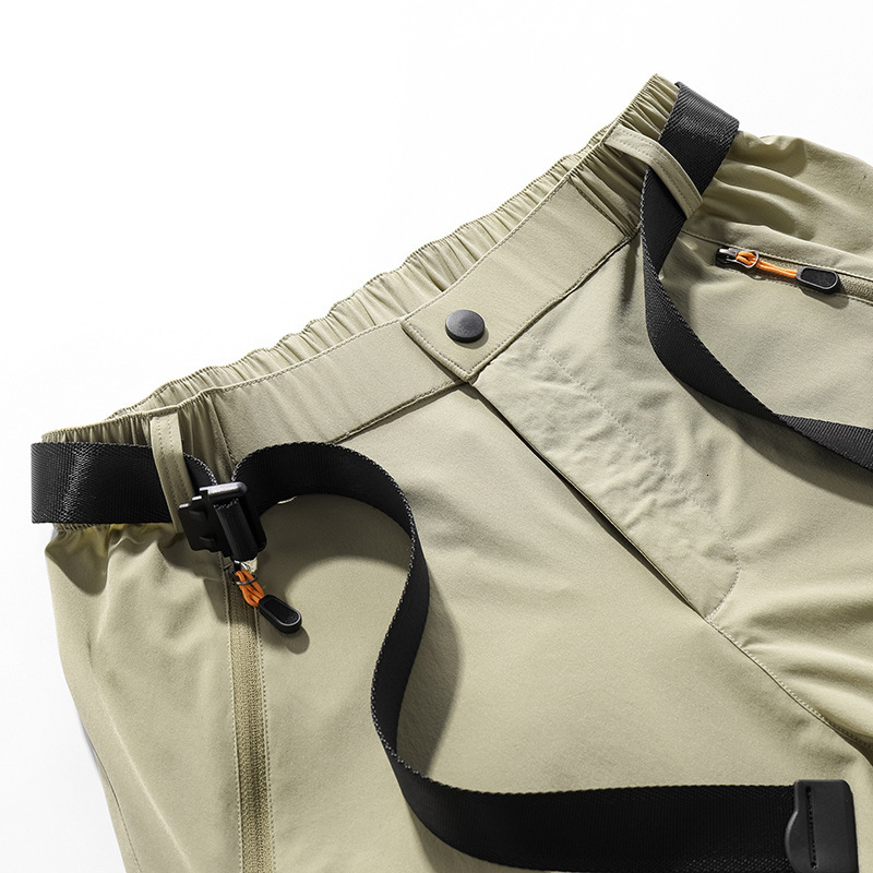 Ddmyoutdoor Outdoor Ice Silk Quick Drying For Men In Summer Thin Loose Fit Sports Assault Pants Elastic And Breathable Hiking Pants Jogging Suit