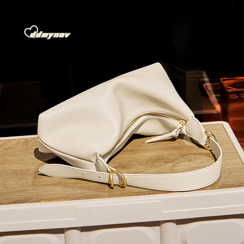 Nalandu Underarm for Women 2025 New Summer Niche High-end Baguette Single Shoulder Genuine Leather Women's Bag ddmynov