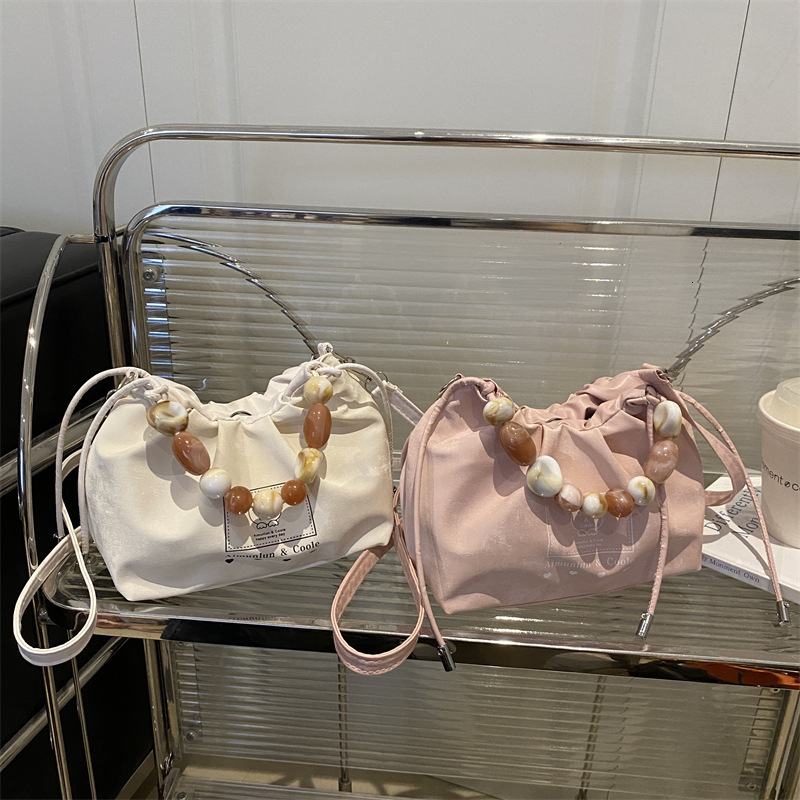 designer 2025 Fashion Trendy Unique Design Bucket Bag Spring New Textured Women's Casual Shoulder Crossbody Bag