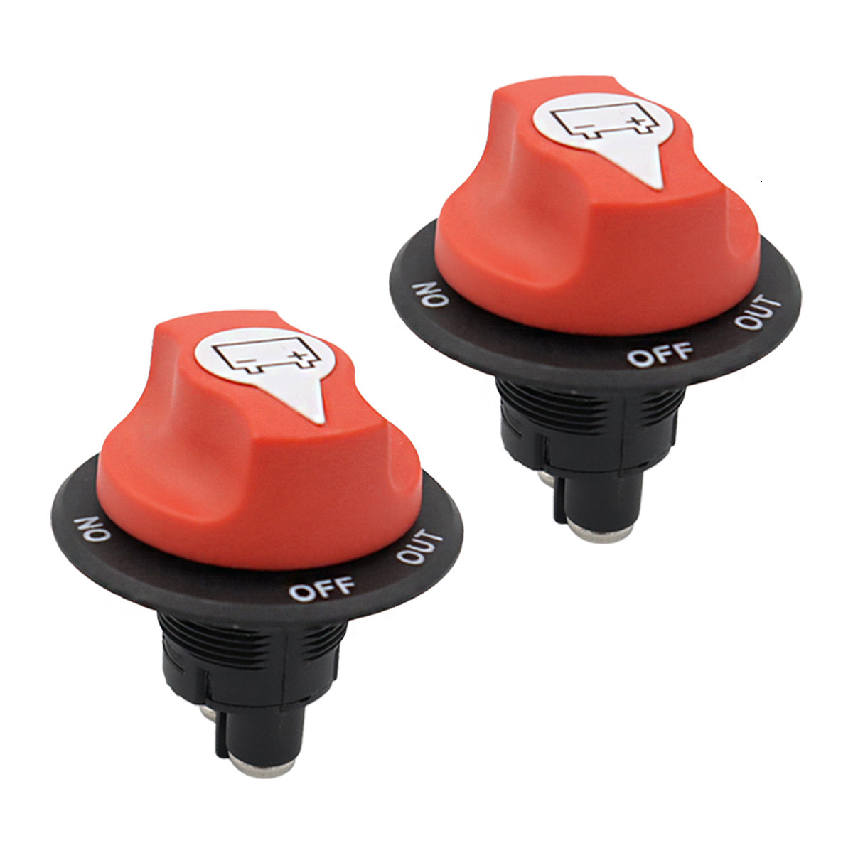 DC Off Yacht RV Battery Power Control Knob Main Switch 2 Pack
