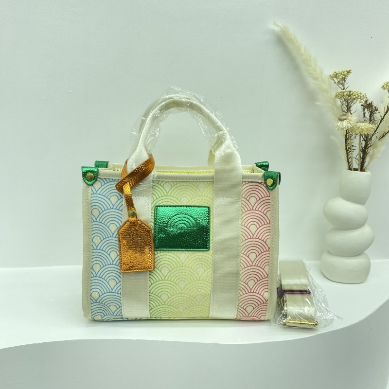 High quality brand new high-quality free designer bag gradually changing color rainbow 2025 new handbag cross-border hot selling shoulder bag new free