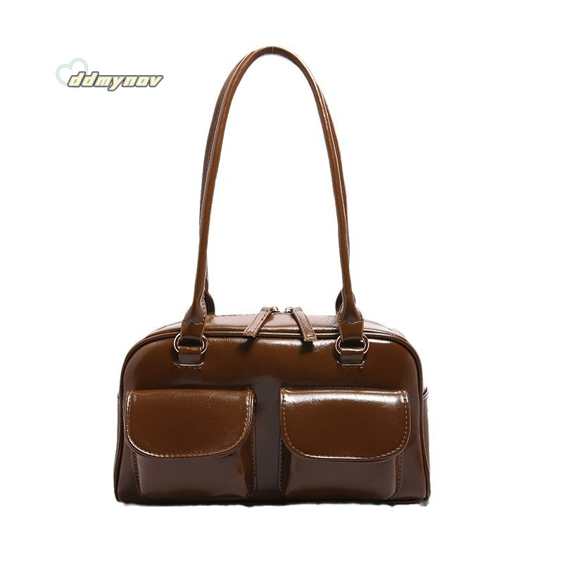 Trendy Underarm 2025 New Large Capacity Simple Commuter Handbag Fashionable Shoulder Bag for Women ddmynov