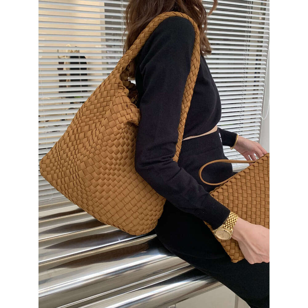 Niche Design Nylon Handwoven for Women Versatile Mother Daughter Bag Single Shoulder Large Capacity Underarm