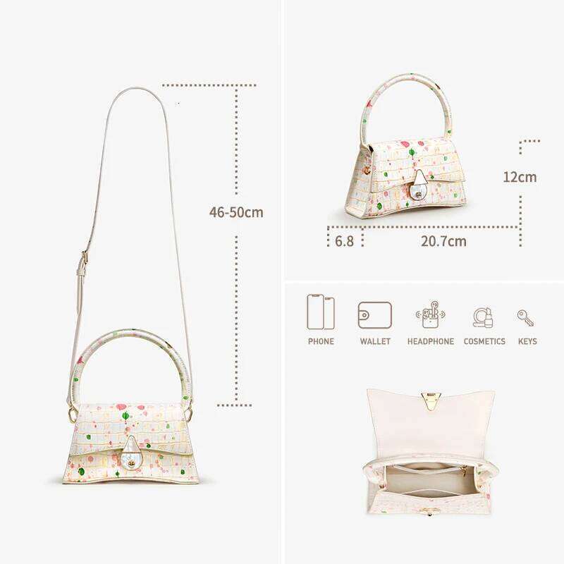 2025 Women's NEW BAG CASUAL FASHION ORIGINAL STYLISH GENUINE LEATHER HANDBAG SHOULDER PURSE DESIGNER FEMALE K GOLD