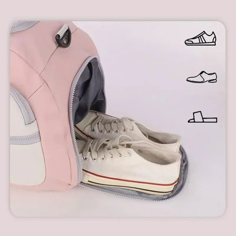 Men Women Waterproof Gym Sports Bags Fitness Training Backpacks Large Capacity Outdoor Travel Duffle Bag Shoulder Handbag 250605