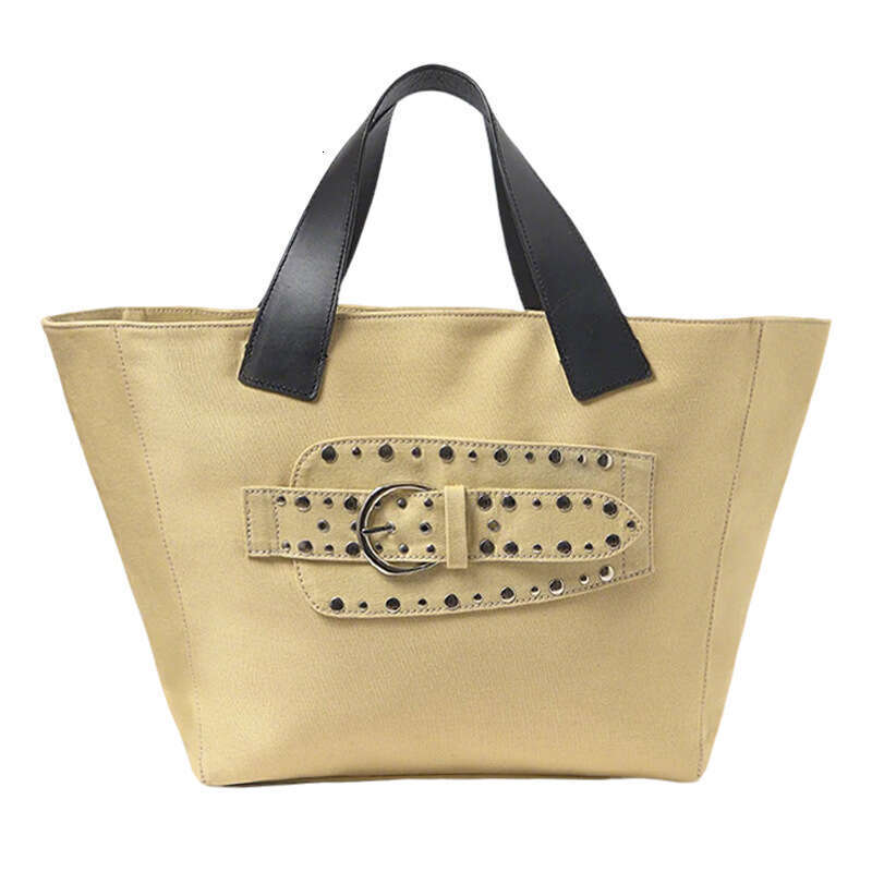 Trend Rivet Motorcycle Style College Student Handbag Crossbody Versatile Large Capacity Tote Women s Bag