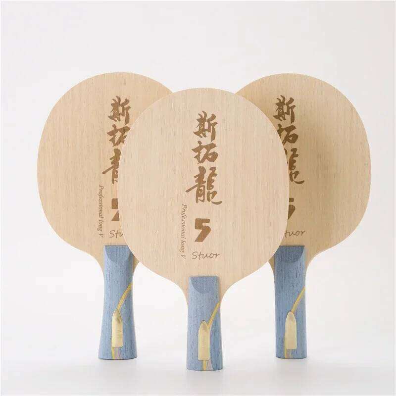 Stuor-Long 5 ALC Blade, Table Tennis Racket, Ping Pong Paddles, Carbon Fiber, Built-in Off, ATTACKING