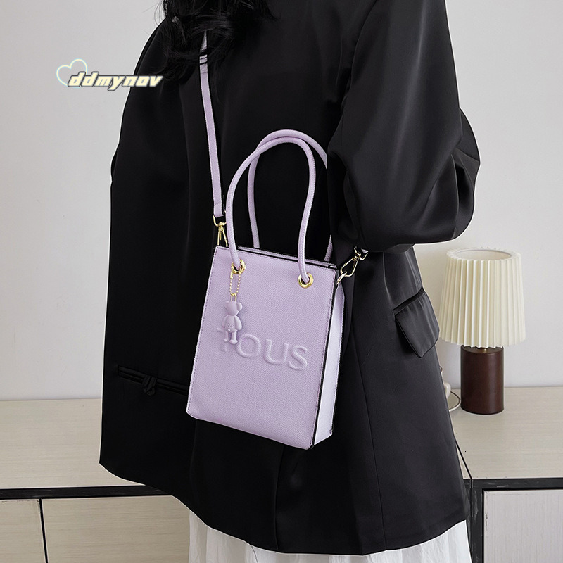 Embossed Letter Handbag for Women 2024 New Fashionable Versatile Shoulder High-end Crossbody Bag ddmynov