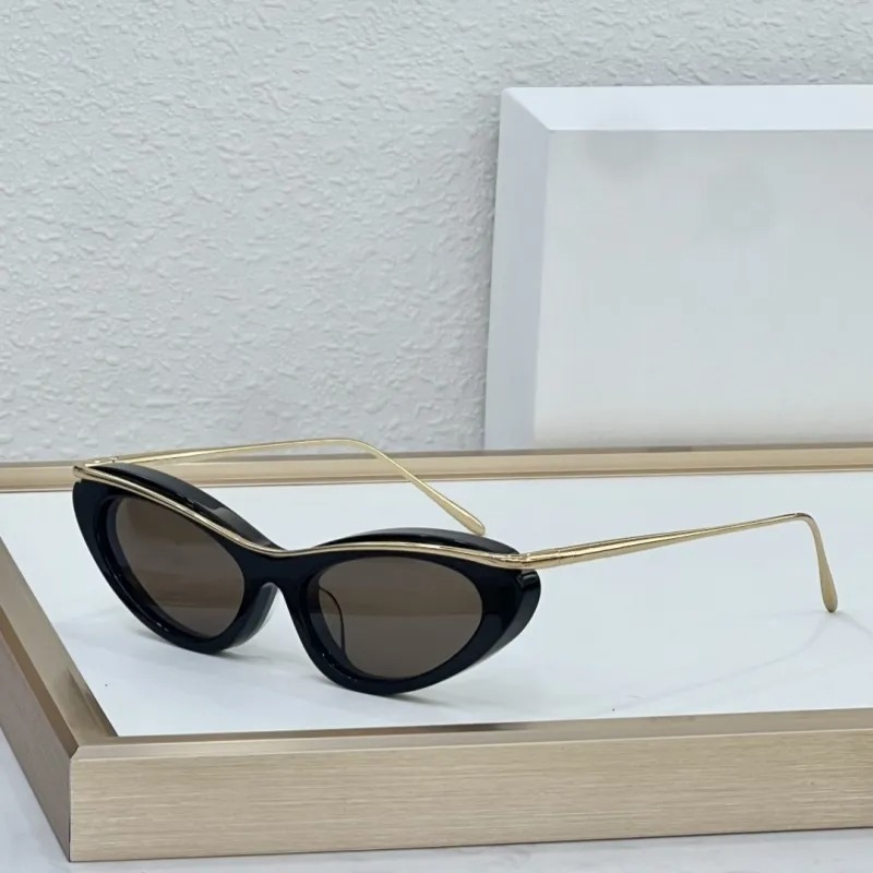 Top Quality Designer Sun glasses for Men Women Shades Metal Frame Cat Eye UV400 Fashion Eyeglasses Vintage Travel Driving With Original Box LW40166I Size 51-17-140